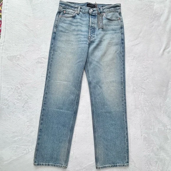ALEX MILL The Bev Relaxed Straight Leg Button Fly Jean--28 - Picture 4 of 16